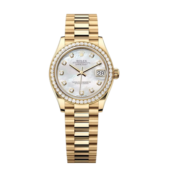 Datejust Oyster 31mm – Mother-of-Pearl Dial with Yellow Gold & Zircon