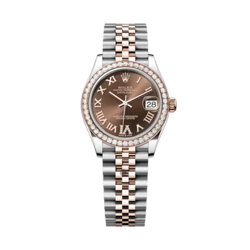 Datejust Oyster 31mm – Brown Dial with White & Rose Gold