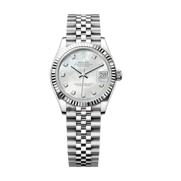 Datejust Oyster 31mm – Mother-of-Pearl Dial with White Gold & Steel