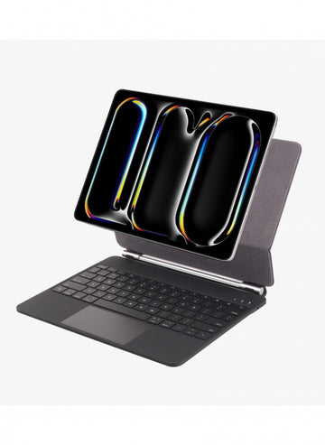 Green Lion Magic Keyboard Case iPad Pro 13-inch Scissor Pencil Holder Backlit 360 Foldable - Black