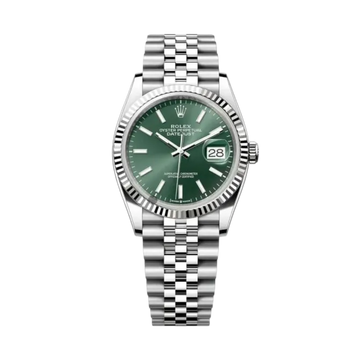 Datejust Oyster 36mm Stainless Steel Watch with Zircon