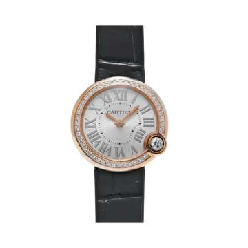 Ballon Blanc de Cartier 30mm Quartz Stainless Steel Zircon