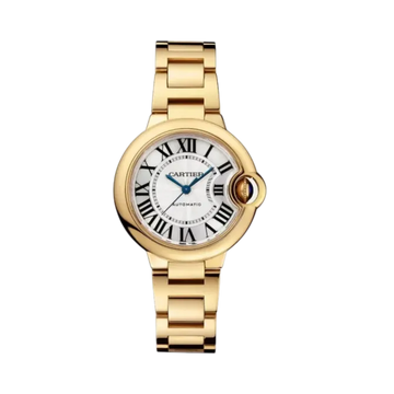 Ballon Bleu de Cartier 36mm Gold Steel Mechanical Movement