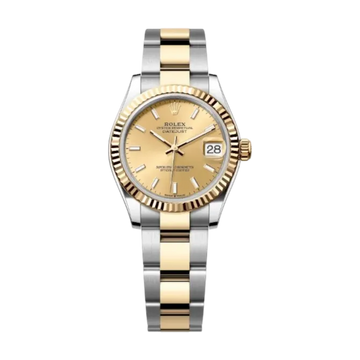 Datejust 31mm – White & Yellow Gold, Yellow Dial, Self-Winding