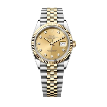 Datejust Oyster 36mm Stainless Steel with Zircon Accents