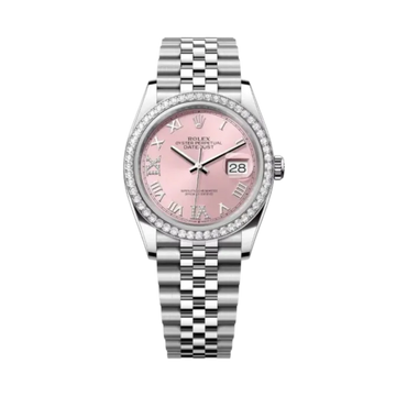 Datejust Oyster 36mm Stainless Steel with Zircon Embellishments