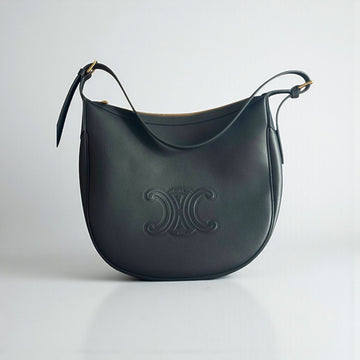 Celine Small Heloise Bag Cuir Triomphe Navy Blue Supple Calfskin 28.5x31x8cm