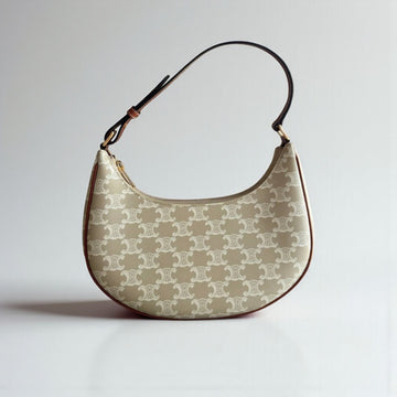 Celine Ava Bag Triomphe Canvas 17x24.5x7cm