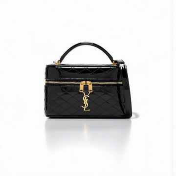 YSL Gaby Vanity Mini Bag 18cm Glossy Patent Leather