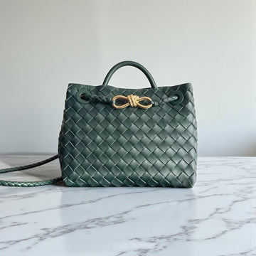Bottega Veneta Small Andiamo Bag 25cm Souple Intrecciato Leather Knot
