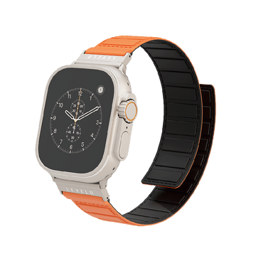 LEVELO Vogue Magnetic Silicone APPLE WATCH STRAP 49/45/44/42mm
