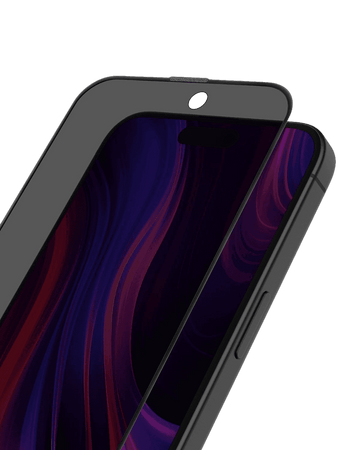 Moxedo Ultra Shield Tempered Glass Screen Protector HD PRIVACY 9H Hardness Full Coverage with Auto-Align Easy Applicator for iPhone 16PRO 6.3 inch