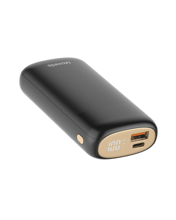 Moxedo Porta-Go Powerbank 20,000 mAh 20W Power Delivery Micro USB/USB-A/USB-C Ports with LED Battery Display Compatible for iPhone, iPad, Airpods, Android and Samsung