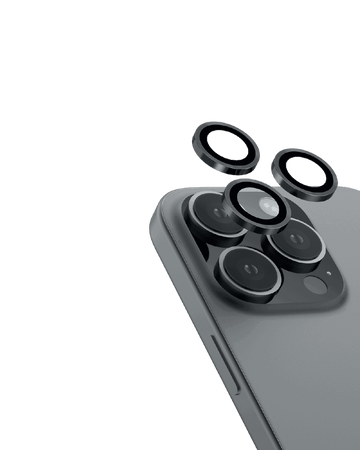 Moxedo Camera Lens Protector Aluminum Alloy with Easy Installation Tool Compatible for iPhone 15 PRO/PRO MAX