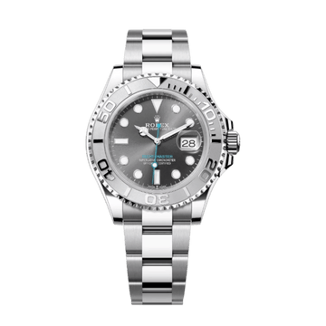 Yachet Master 41mm Stainless Steel Watch with Black Dial