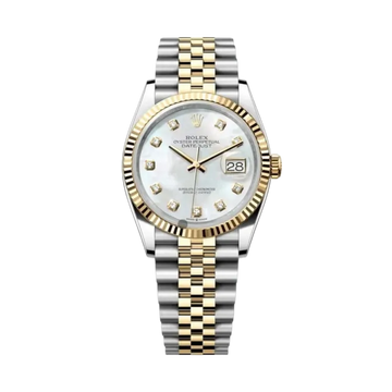 Datejust Oyster 36mm – Gold, Steel & Zircon Dial