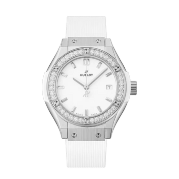 Classic Fusion Titanium White 33mm Steel Zircon Strap