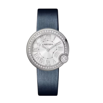 Ballon Blanc de Cartier 30mm Quartz Stainless Steel Zircon