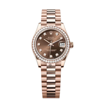 Datejust Oyster 31mm – Stainless Steel & Rose Gold with Zircon