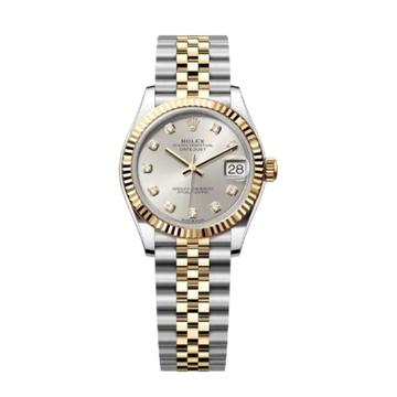 Datejust 31mm – Two-Toned Stainless Steel, Silver Dial, Zircon