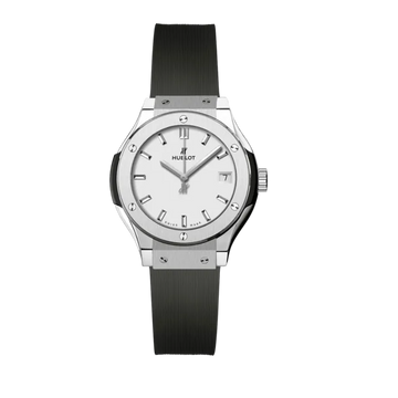 Classic Fusion Titanium 33mm Steel Zircon Rubber Strap