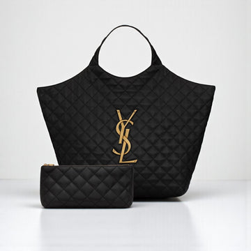 YSL ICARE Quilted Lambskin Bag 38x43x8 cm No Box