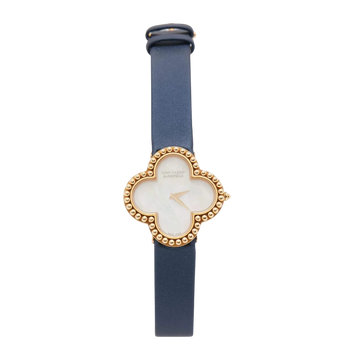Alhambra Watch – 30mm Zircon, Satin Strap, Stainless Steel