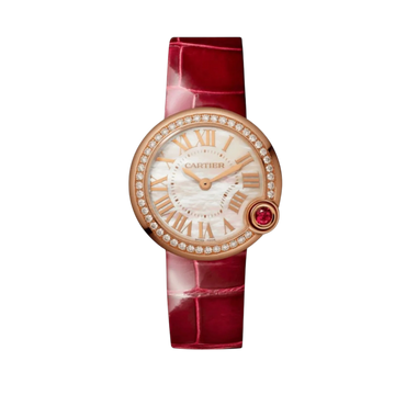 Ballon Blanc de Cartier 30mm Quartz Stainless Steel Zircon