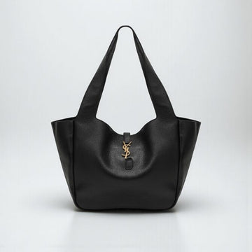 YSL Le 5 À 7 Black Buckskin Tote Bag 35 cm No Box