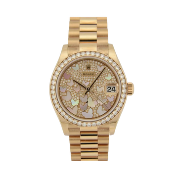 Datejust Oyster 31mm – Yellow Gold, Steel, Self-Winding, Zircon