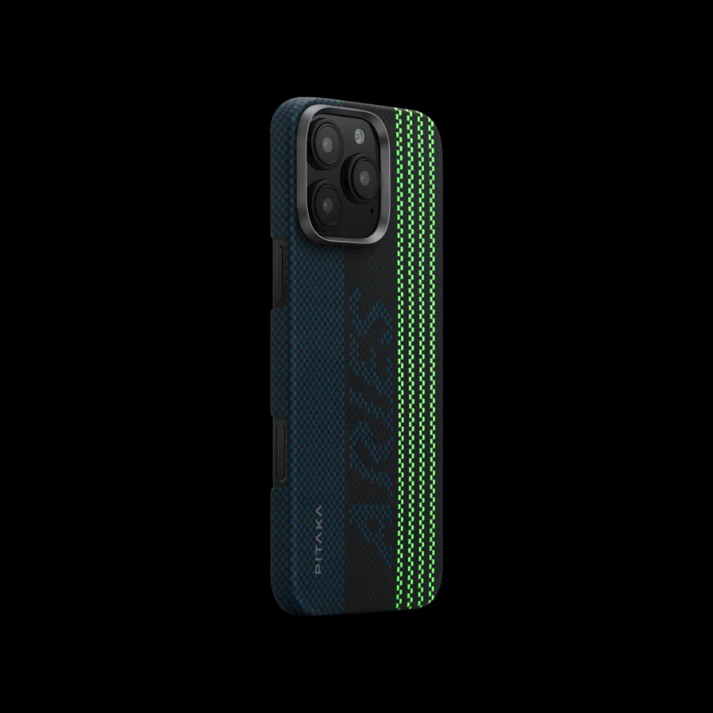 PITAKA Aries Collaborative Luminous Case Tactile Woven Case for iPhone 16 Pro Max