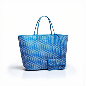 Goyard Saint Louis Sky Blue Tote Bag – Large Size