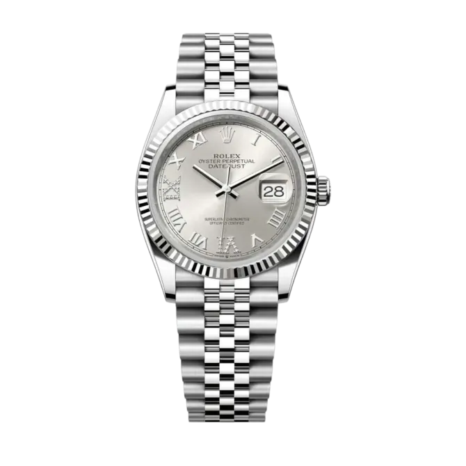 Datejust Oyster 36mm Stainless Steel with Zircon