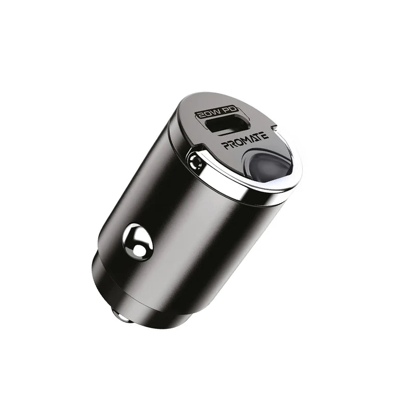 PROMATE Bullet-PD20 World's Smallest Car Charger with 20W Power Delivery