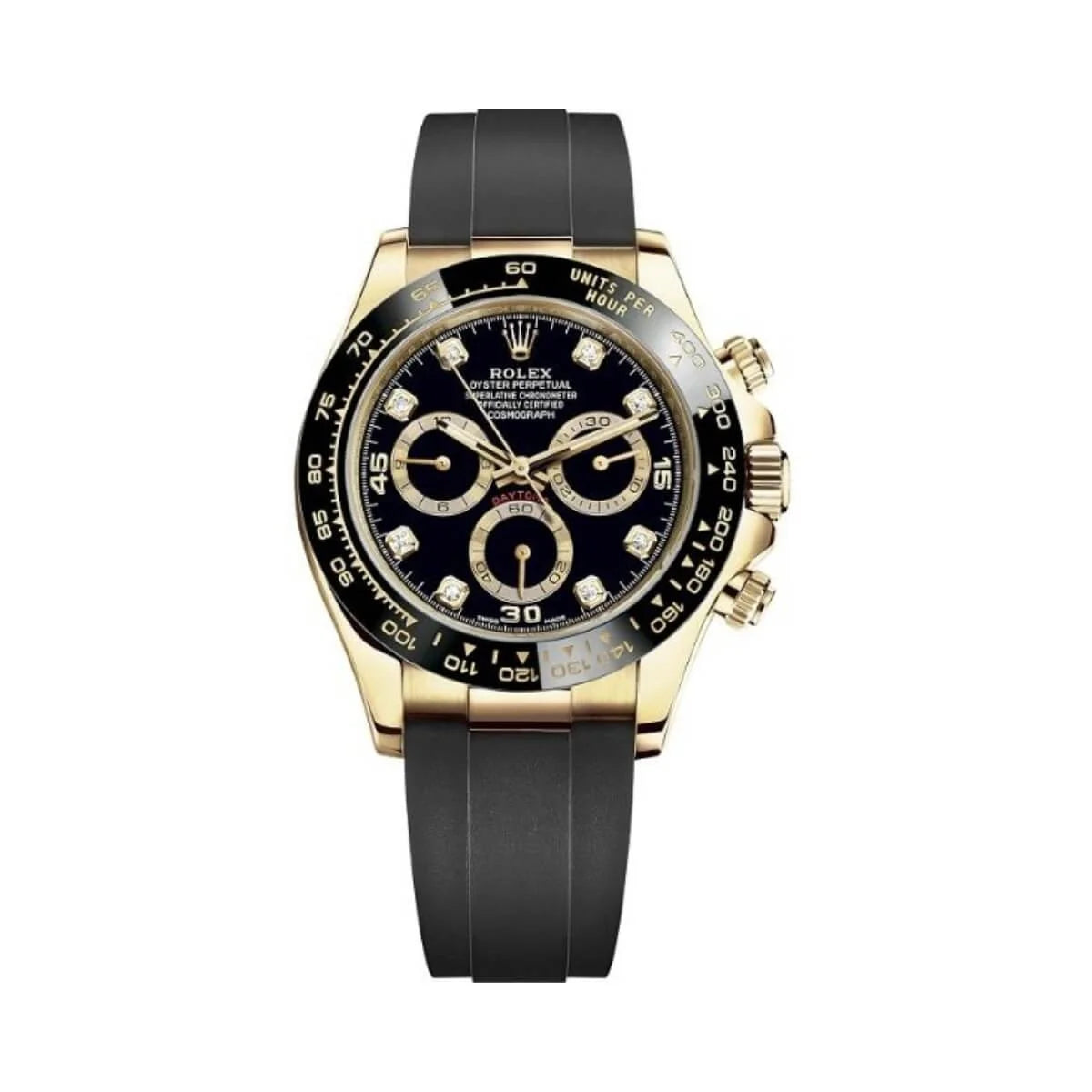 Cosmograph Daytona 40mm Stainless Steel with Rubber Strap