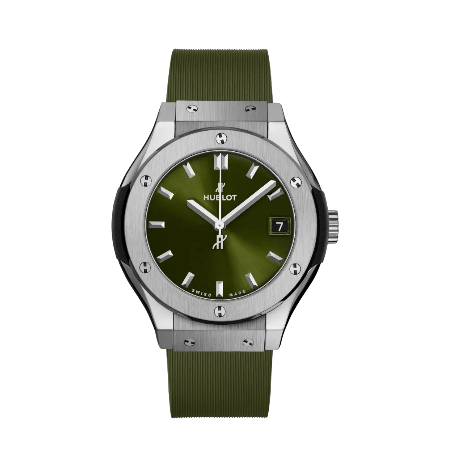 Classic Fusion Titanium Green 33mm Steel Zircon