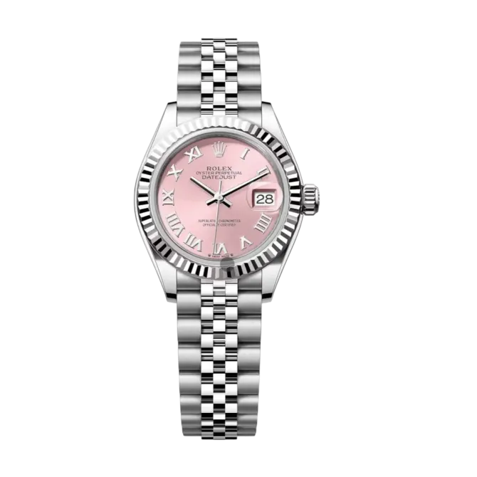 Datejust Oyster 31mm – Pink Dial with White Gold & Steel