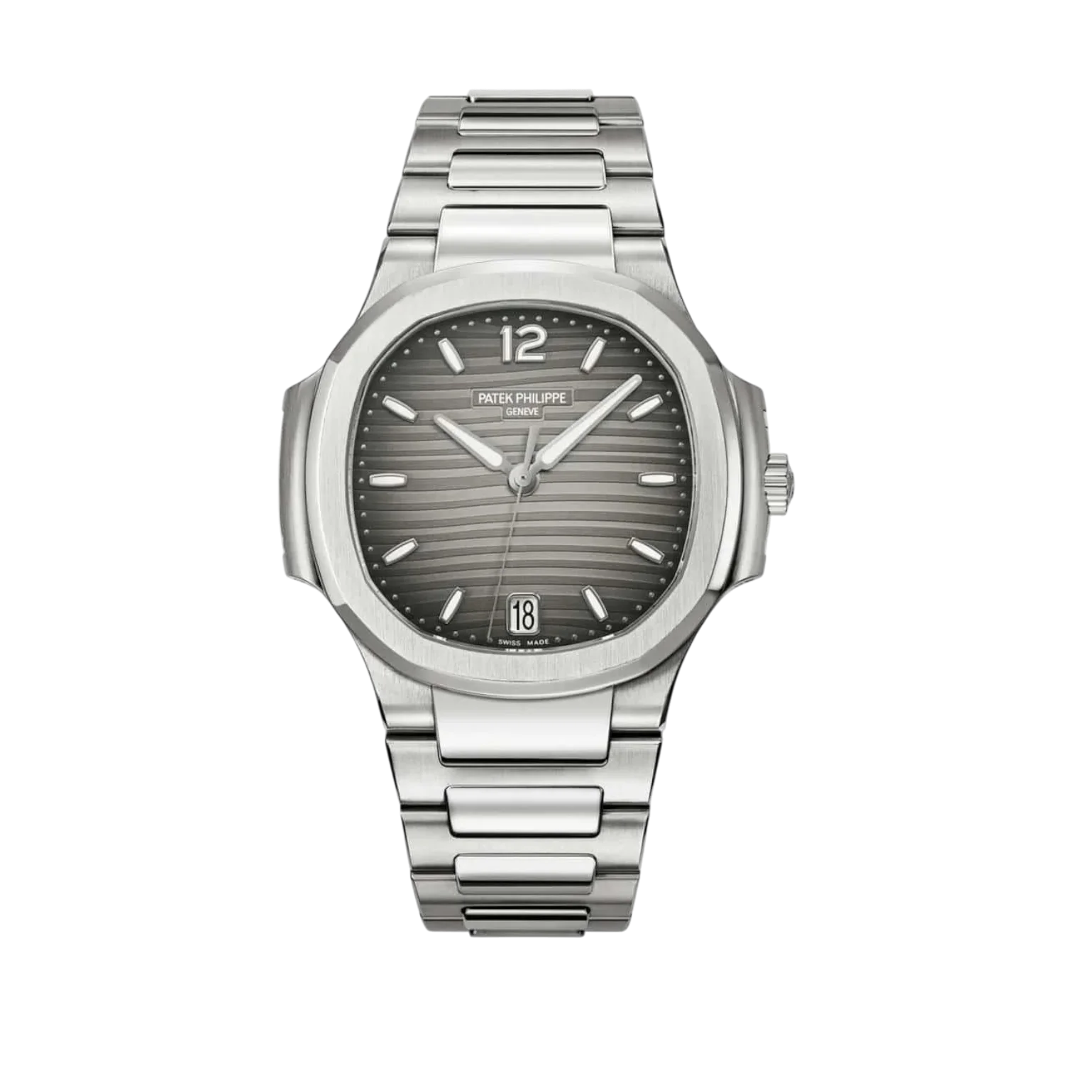 Nautilus Self-Winding Ladies Watch – 35.2mm Steel with Zircon