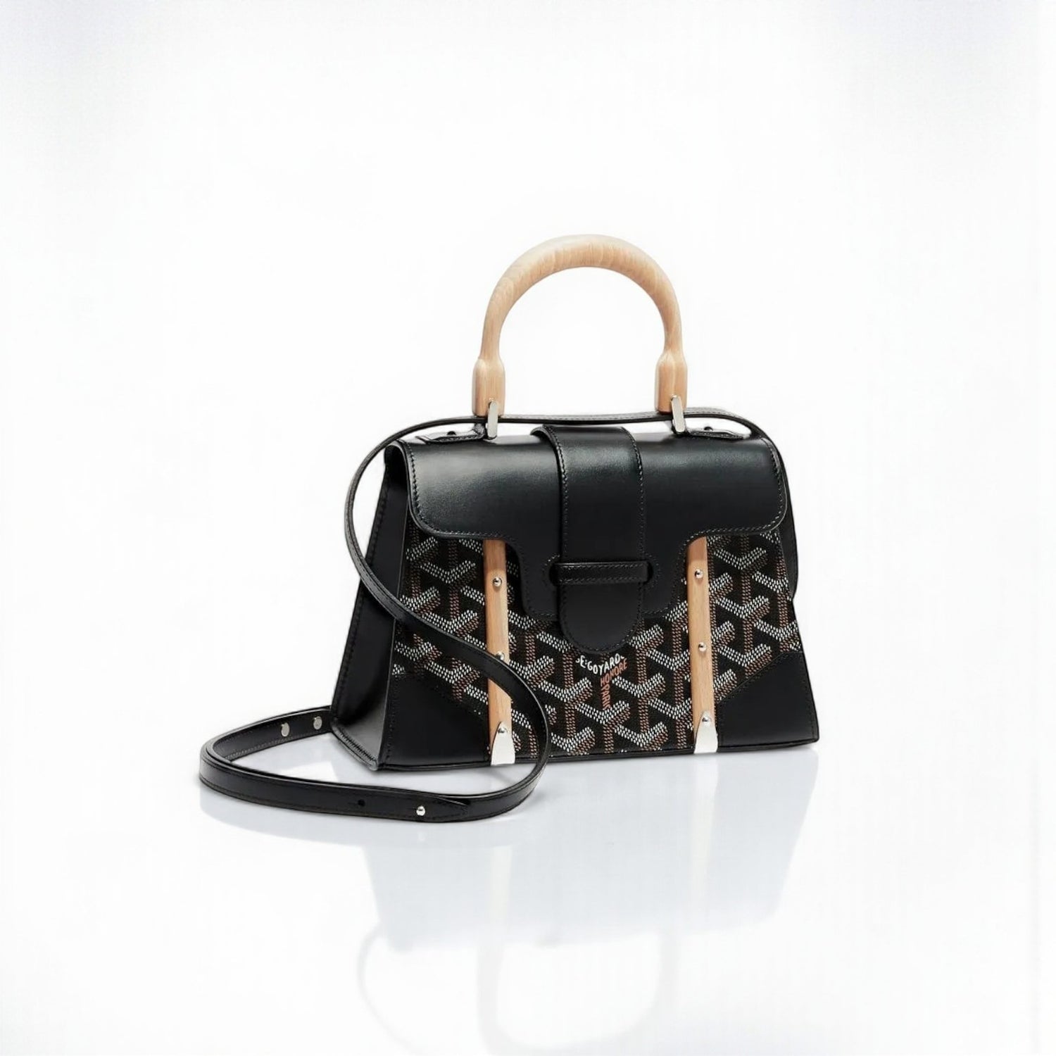 Goyard Saïgon Structuré Mini Bag Black – Canvas & Leather