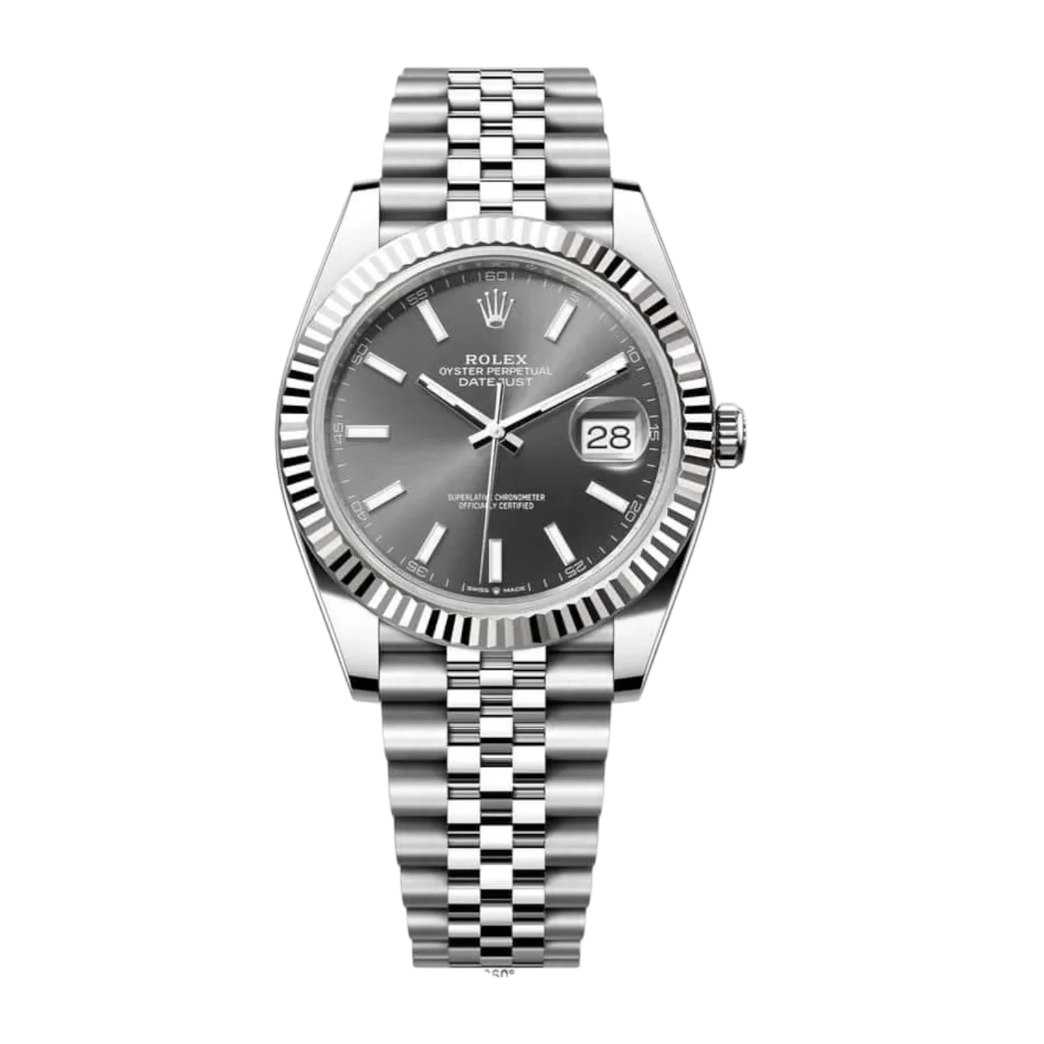 Datejust Oyster 41mm Stainless Steel Grey Dial