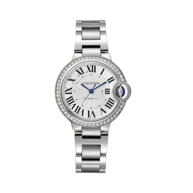 Ballon Bleu de Cartier 36mm Steel Mechanical Zircon