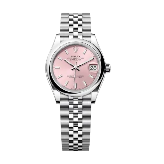 Datejust Oyster 31mm – Elegant Pink Dial with White Gold & Steel