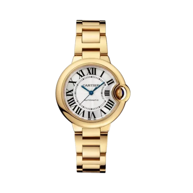 Ballon Bleu de Cartier 36mm Gold Steel Mechanical Movement