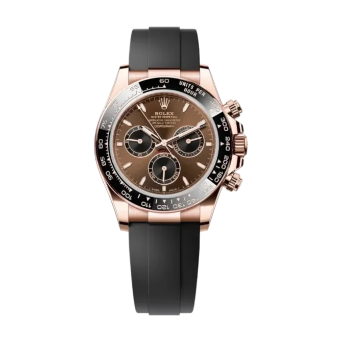 Cosmograph Daytona 40mm Stainless Steel Rubber Strap