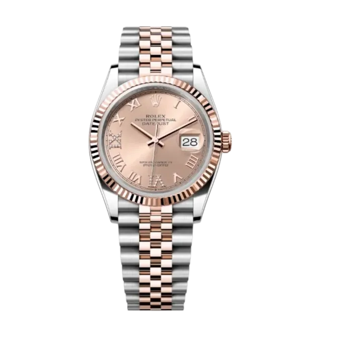Datejust Oyster 36mm – Stainless Steel Watch with Zircon