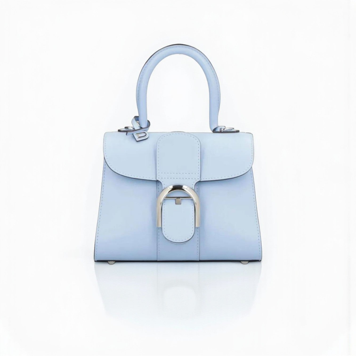 Delvaux Brillant Mini Smooth Leather, Silver Hardware, 20 x 11.5 x 16 cm, Box Damage