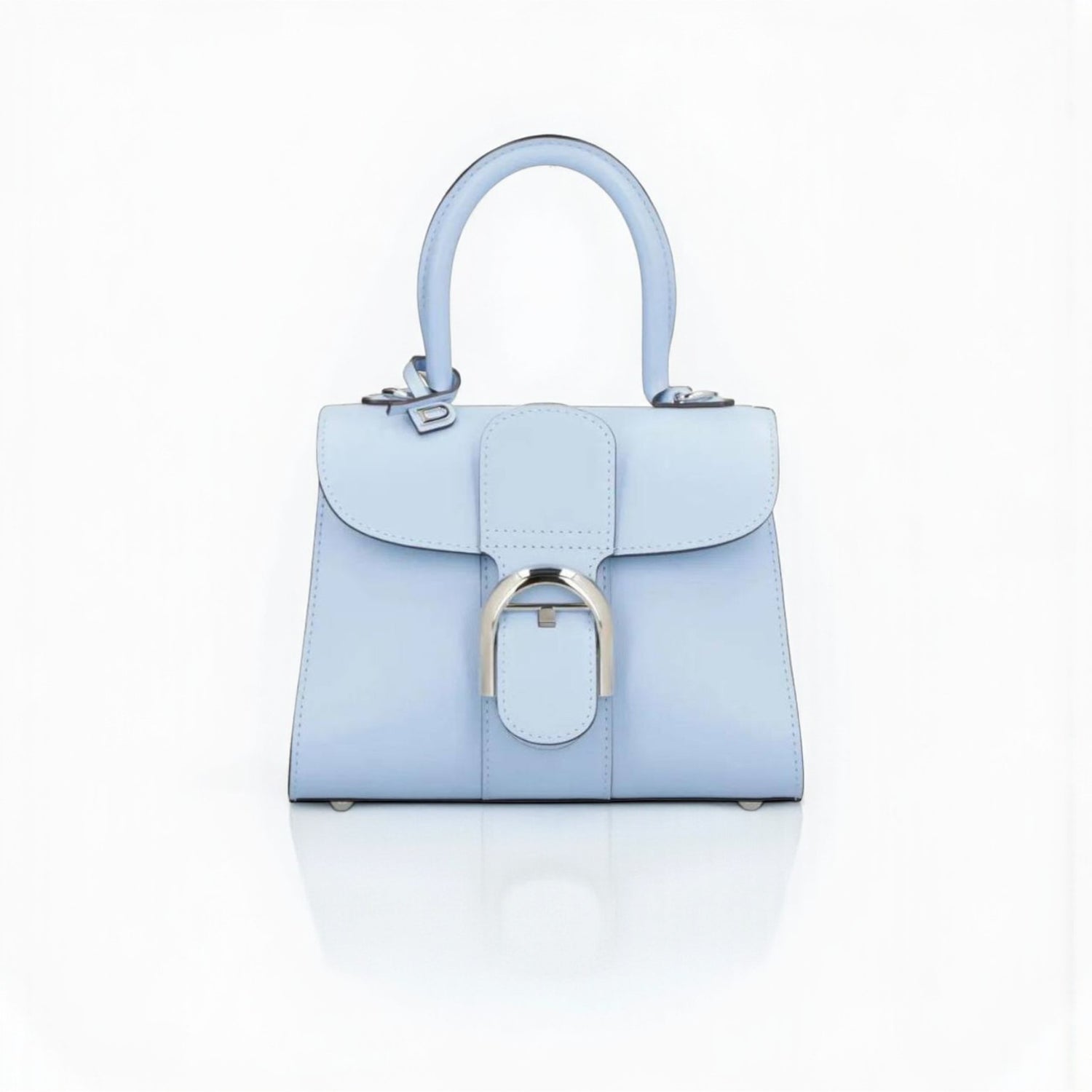 Delvaux Brillant Mini Smooth Leather, Silver Hardware, 20 x 11.5 x 16 cm, Box Damage