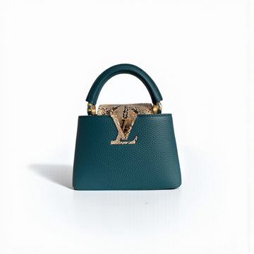 Louis Vuitton Capucines Mini 20cm Taurillon & Python Leather