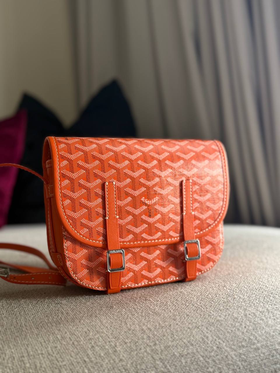 Goyard Belvedere PM Messenger Bag – Orange