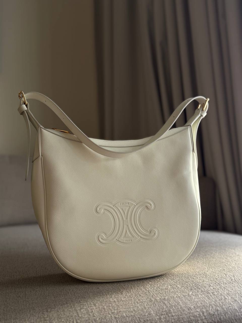 Celine Small Heloise Bag Cuir Triomphe Supple Calfskin 28.5x31x8cm